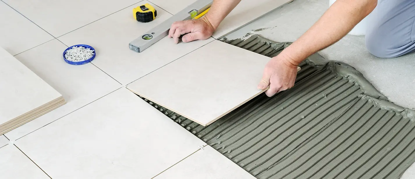 tile bond installation