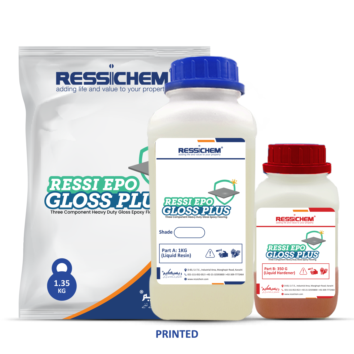 Ressi EPO Gloss Plus 2.7kg printed
