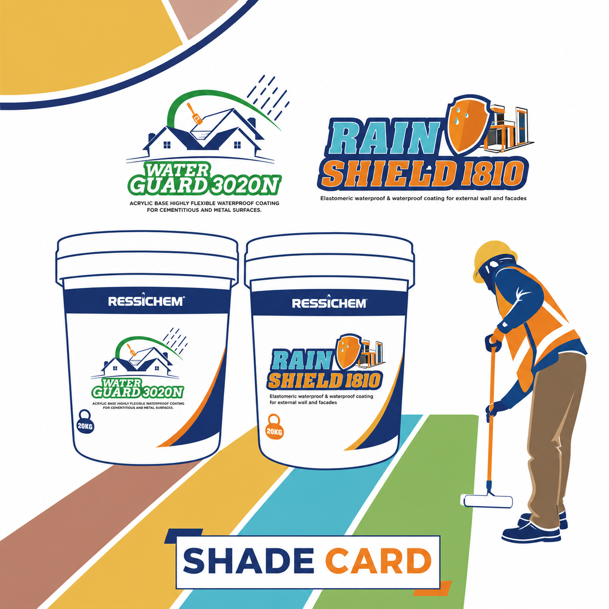 Ressi Plast Plus Shade Card