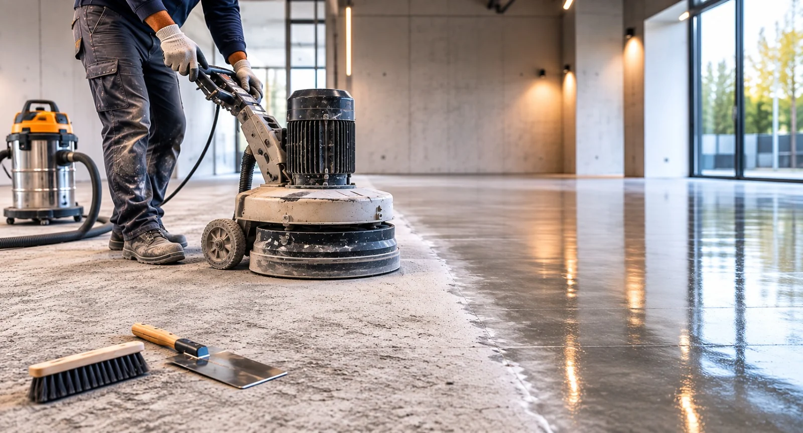 Prepare Concrete Floor Epoxy Flooring