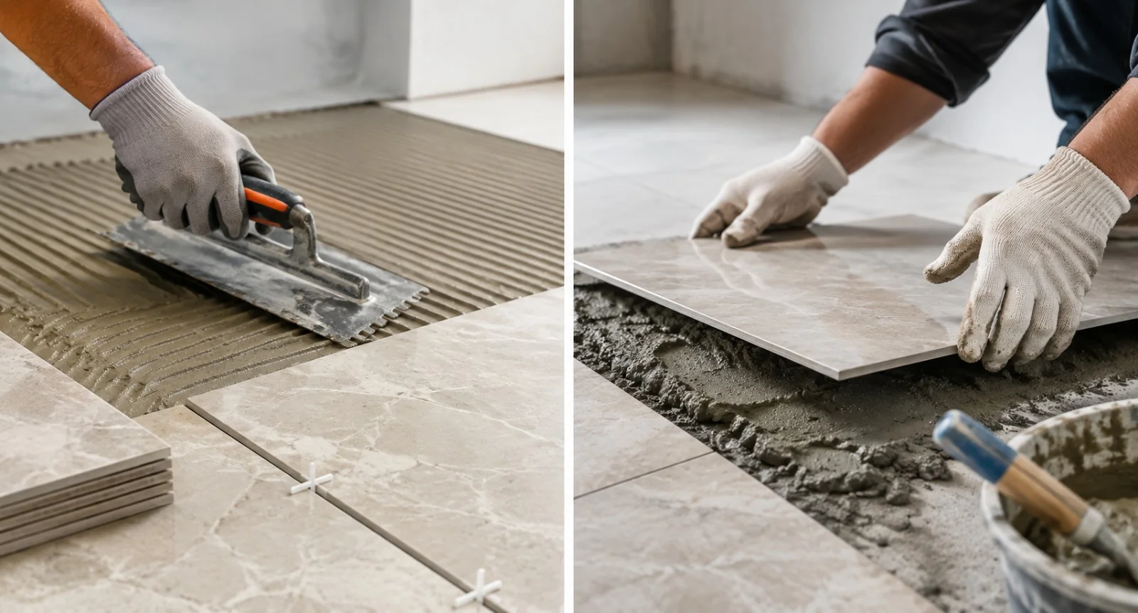 Tile Bond vs Cement Mortar