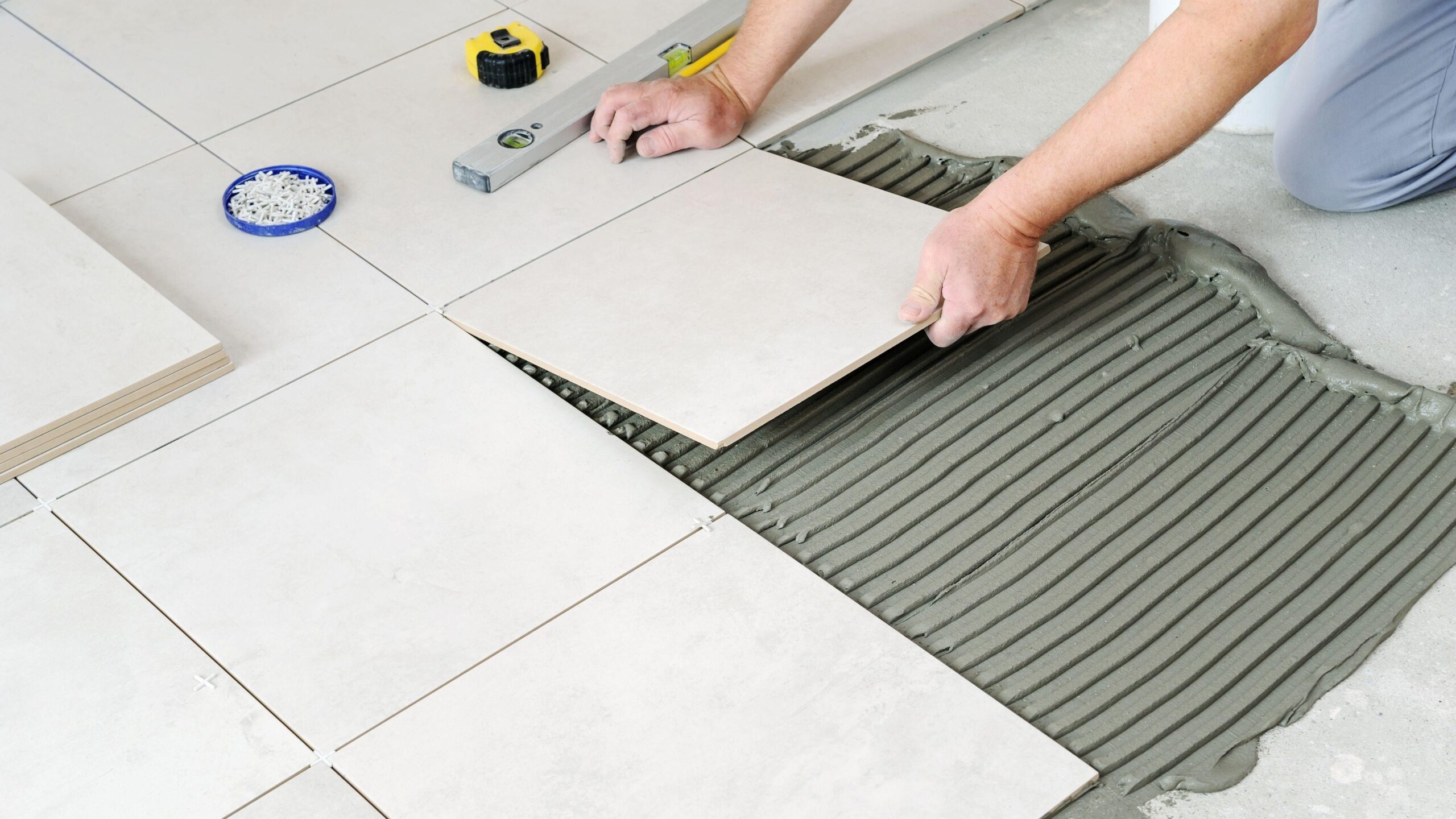 tile bond installation